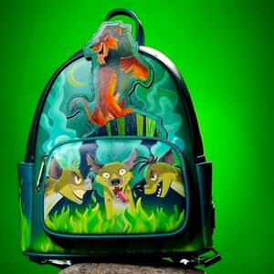 Loungefly Villains: Lion King - Scar Glow in The Dark Mini-Backpack